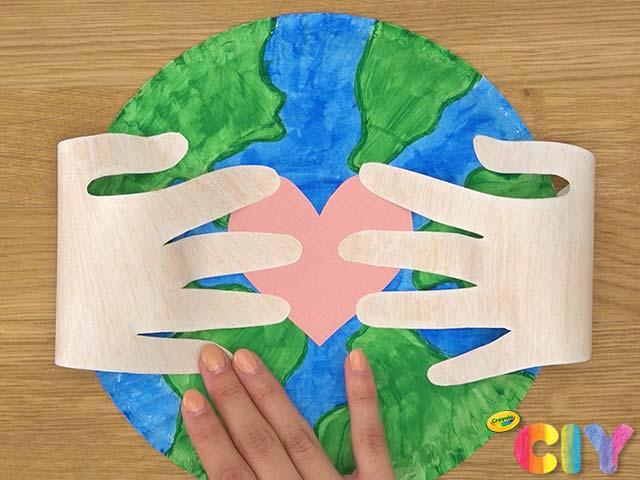 Paper Plate Earth Day Craft