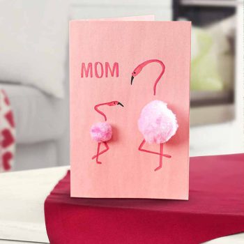 Flamingo Mother’s Day Card