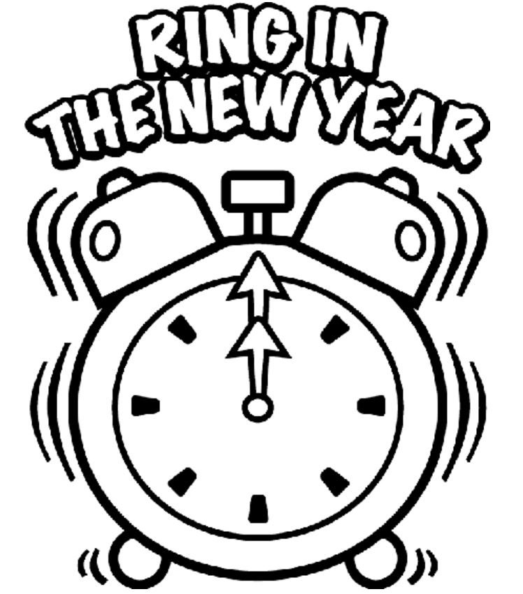 New Year's Clock