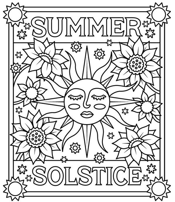 Summer Solstice Sun