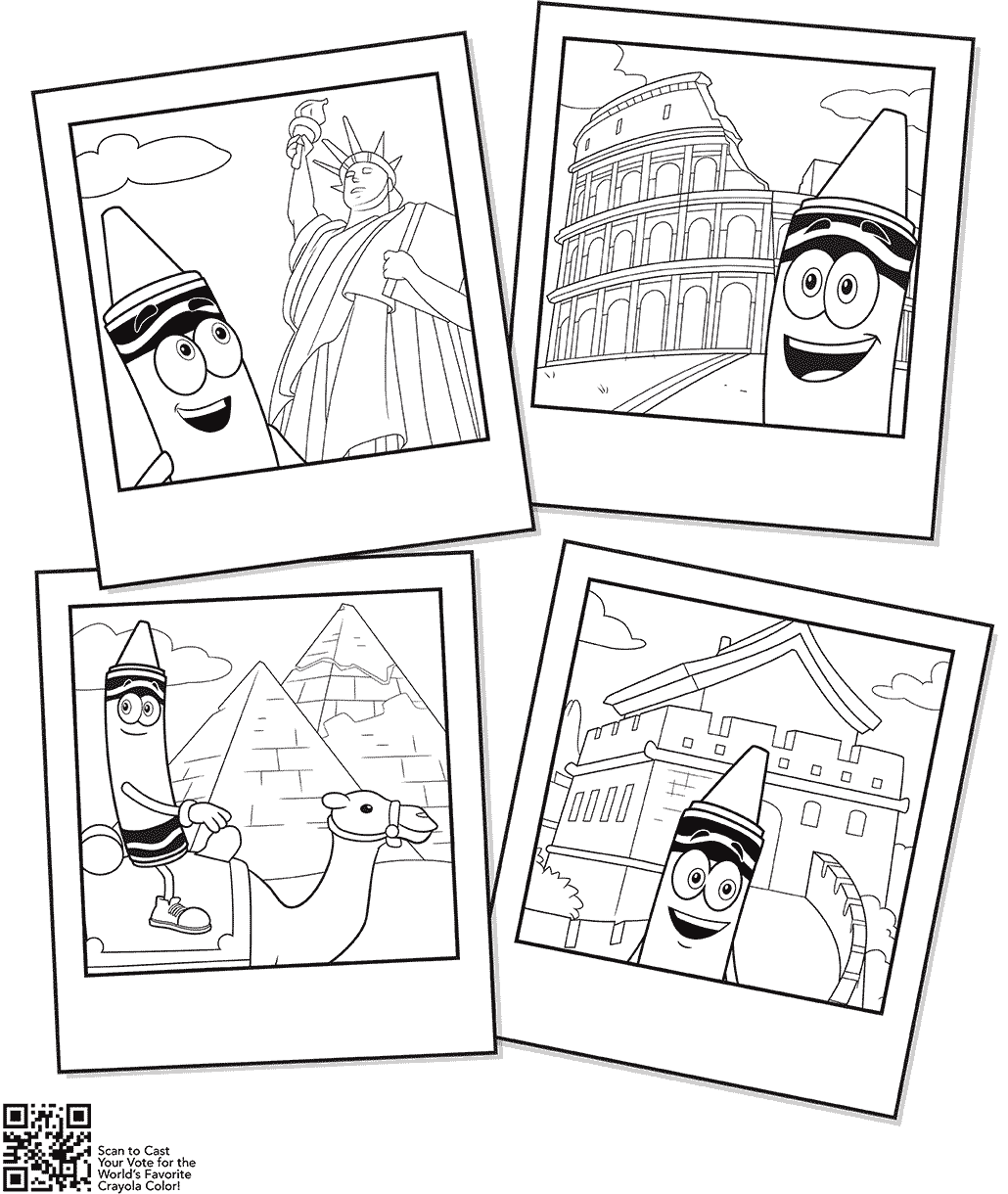 COLORINGPAGE Worlds Favorite Color Travel Photos Vote Now