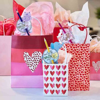 Pencil Valentine Cards & Gift Tags