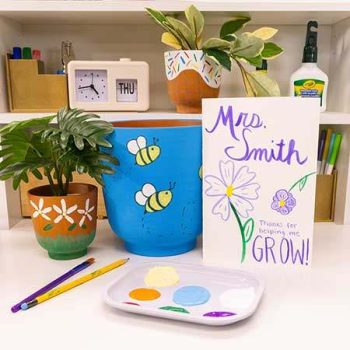 Appreciation Painted Flower Pot