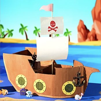 Cardboard Pirate Ship