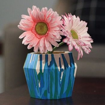 Drip Dye Flower Pot