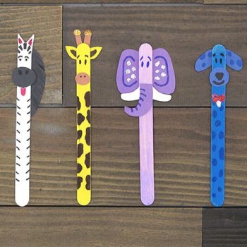 Popsicle Stick Animal Puppet