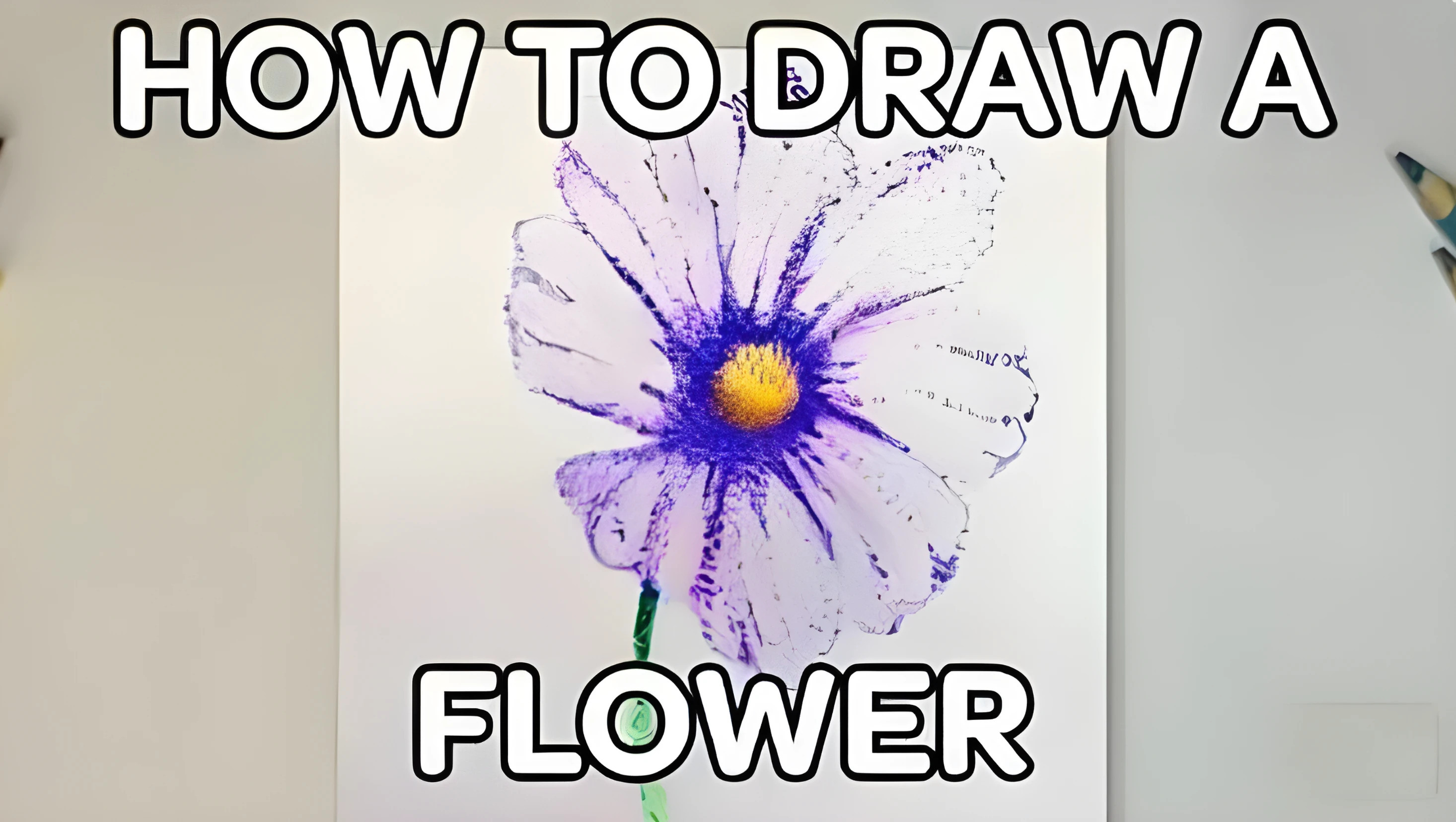How To Draw A Flower