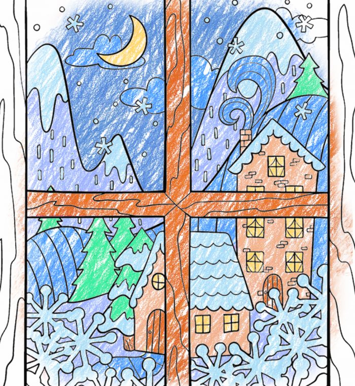 Jan16 Module4 Winter Colouring Page 980x1087