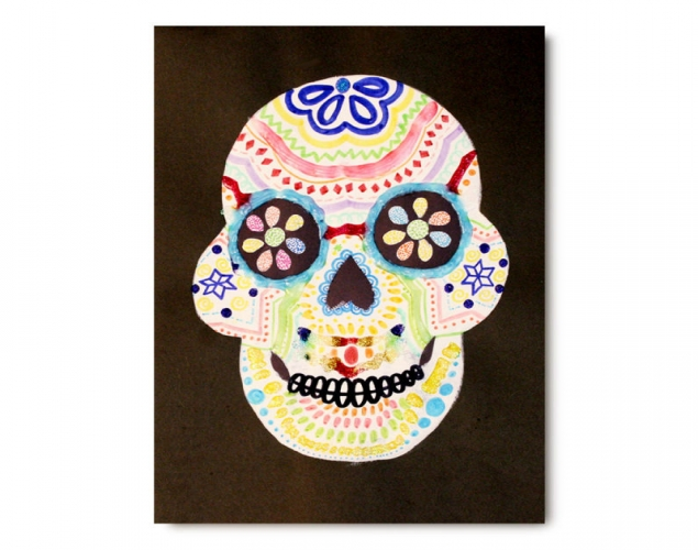 DAY OF THE DEAD SUGAR SKULL – Symmetry, Repetition, Colour