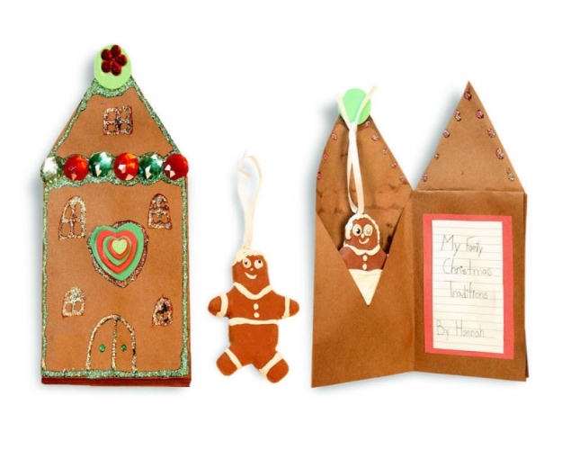 FAMILY HOLIDAY TRADITIONS – Bookmaking, Shape, Contrast