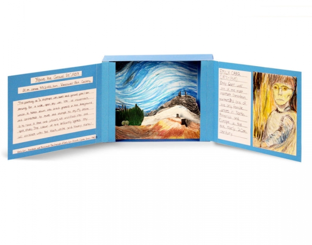 INSPIRED BY EMILY CARR – Canadian Artist, Tunnel Book