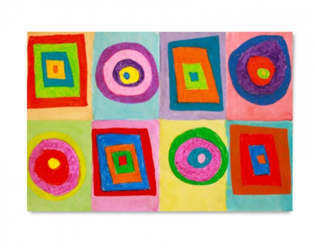 INSPIRED BY KANDINSKY – Concentric Shapes, Colour