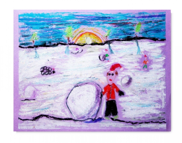 Crayola Canada | Lesson Plans | IT'S SNOWING! – Foreground, Middle…