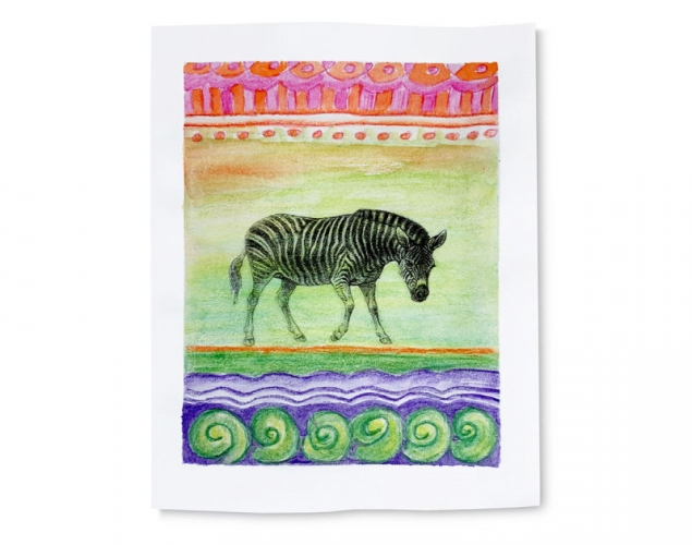 PHOTO TRANSFER GREETING CARD – Pattern, Colour, Contrast