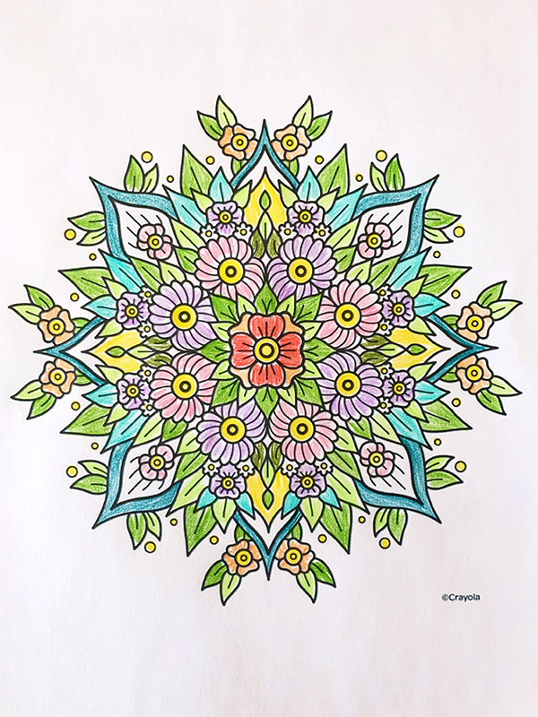 Adult Colouring Tag Image