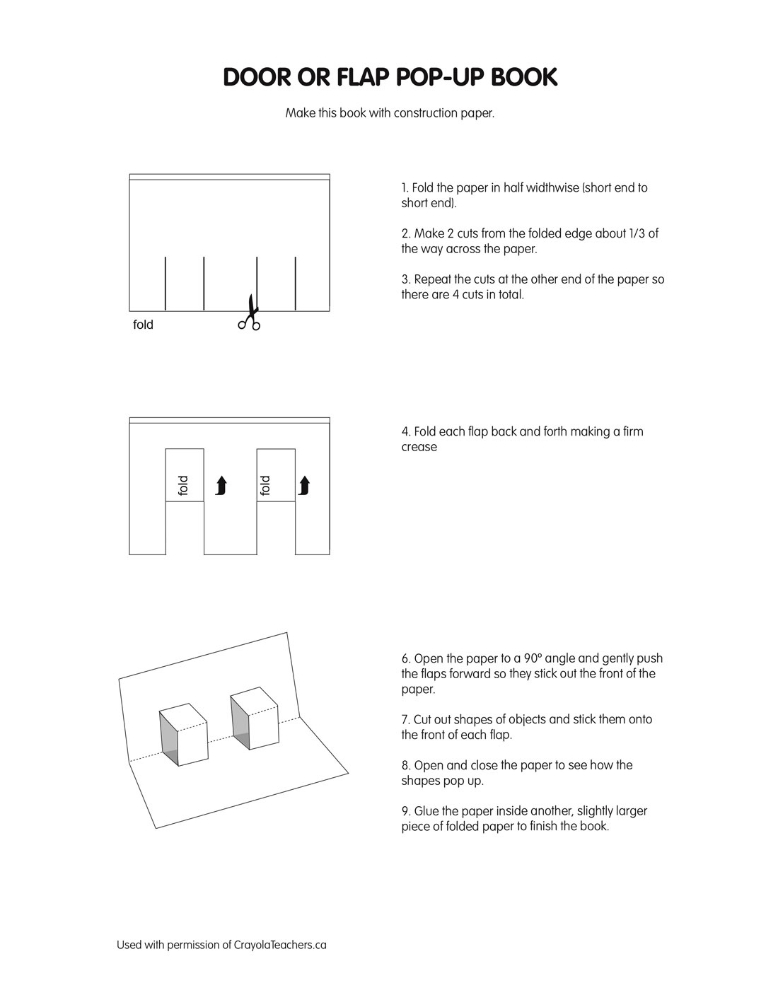 How to Make a Door Booklet