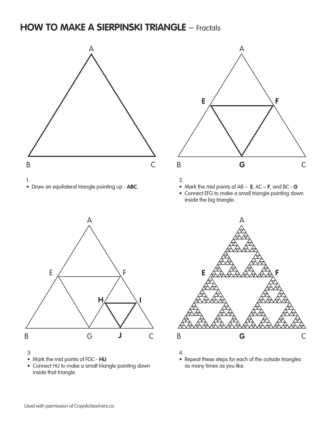 How to Make a Sierpinski Triangley