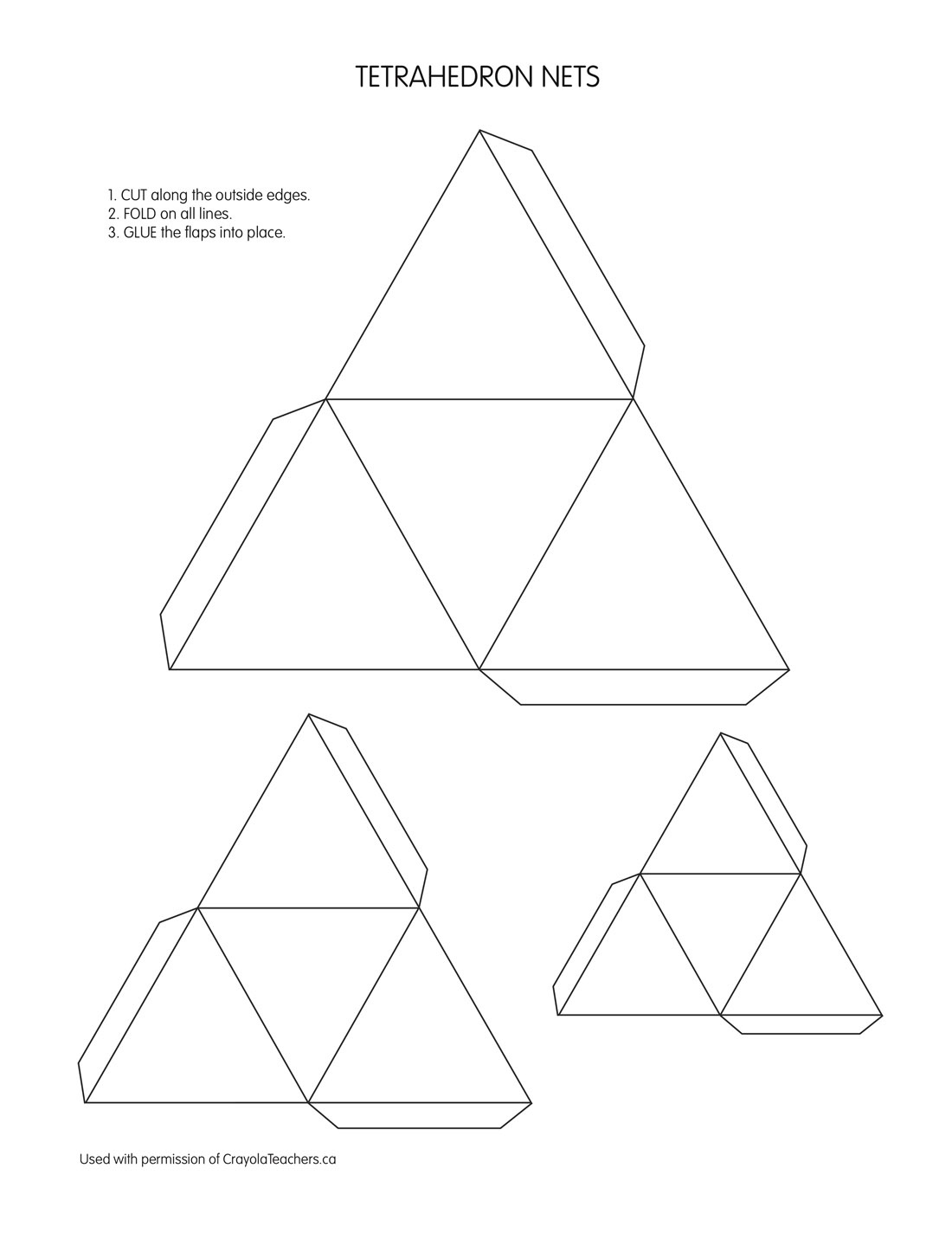 Tetrahedron Nets